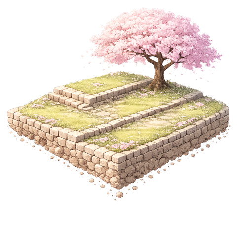 Sakura pixel island stage 4